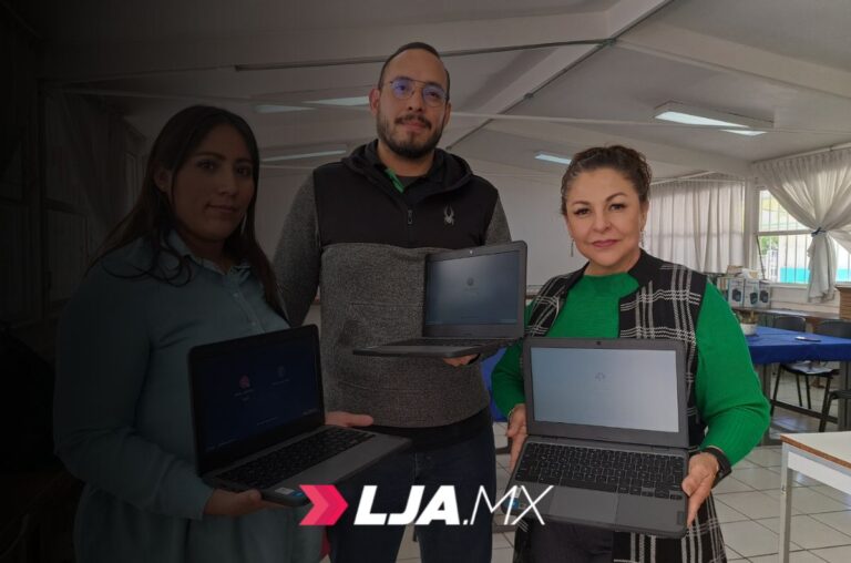 Con computadoras y nuevas tecnologías se impulsa la educación en Aguascalientes