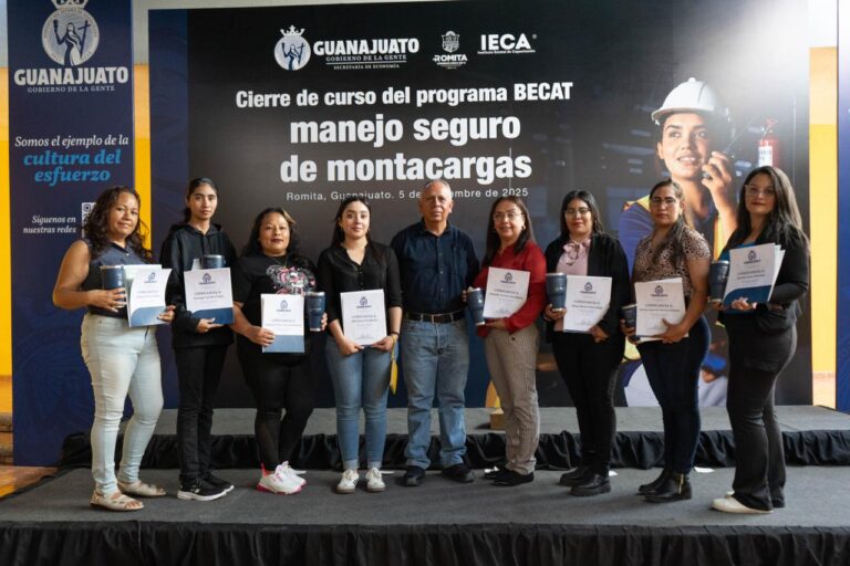 Guanajuato capacita a mujeres en manejo seguro de montacargas