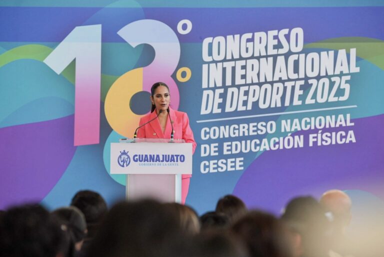 Inaugura Gobernadora de Guanajuato la 13ª Edición del Congreso Internacional del Deporte