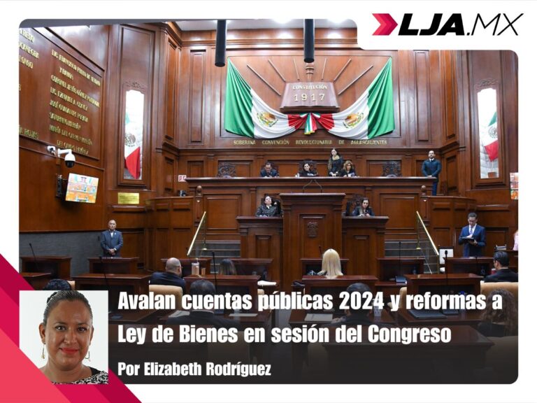 Avalan cuentas públicas 2024 y reformas a Ley de Bienes en sesión del Congreso