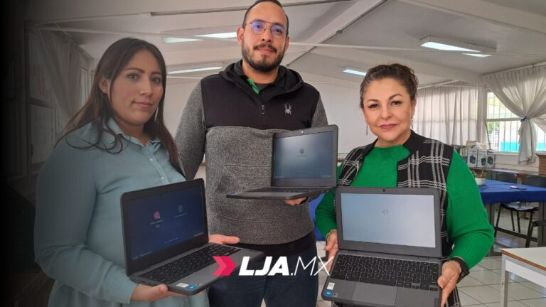 Con computadoras y nuevas tecnologías se impulsa la educación en Aguascalientes 