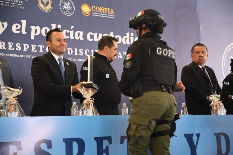 Reconoce Secretaría de Seguridad y Paz a las y los policías custodios, pieza fundamental en la reinserción social  en Guanajuato