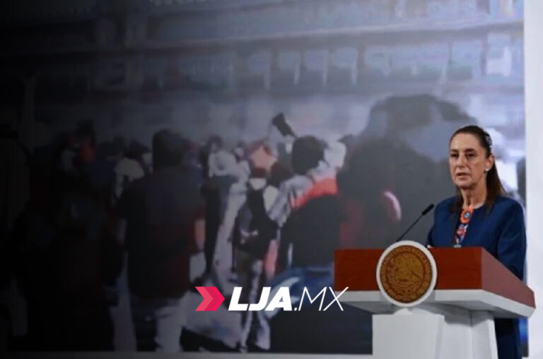 La gente está feliz con nosotros: Sheinbaum minimiza protesta