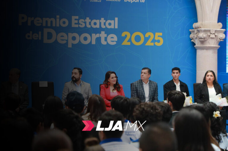 La gobernadora de Aguascalientes Teresa Jiménez el Premio Estatal del Deporte 2025