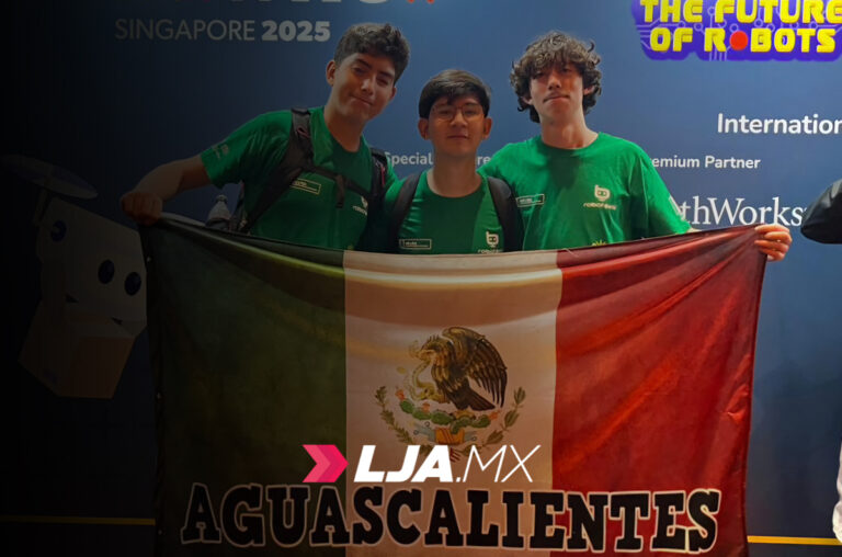 Estudiantes de Aguascalientes, finalistas en Mundial de Robótica en Singapur