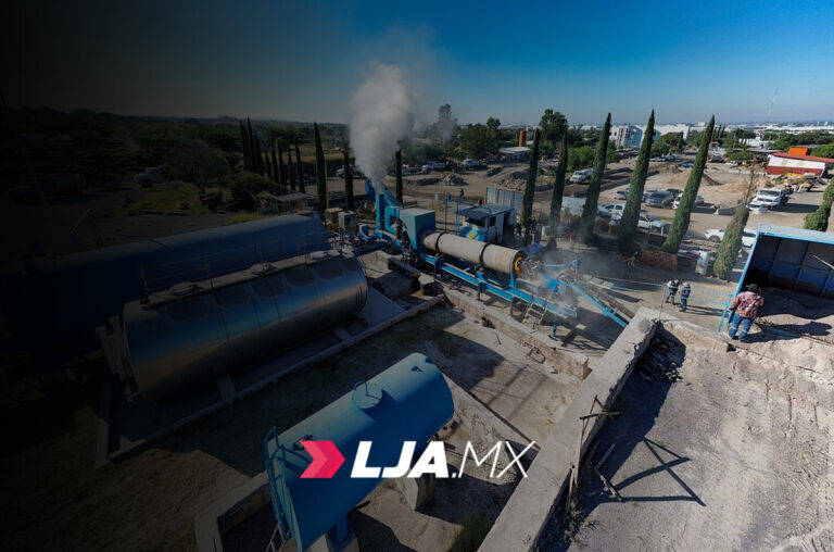 Planta de asfalto del municipio de Aguascalientes produce 80 toneladas por hora