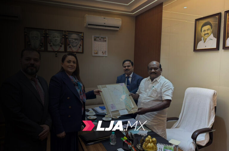 La gobernadora de Aguascalientes Teresa Jiménez realiza gira de trabajo en la India en busca de nuevas inversiones