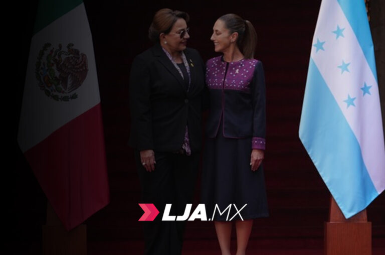 Claudia Sheinbaum recibe a la presidenta de Honduras Xiomara Castro