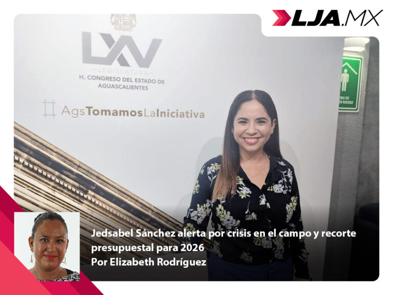 Jedsabel Sánchez alerta por crisis en el campo y recorte presupuestal para 2026