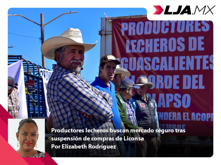 Productores lecheros de Aguascalientes buscan mercado seguro tras suspensión de compras de Liconsa