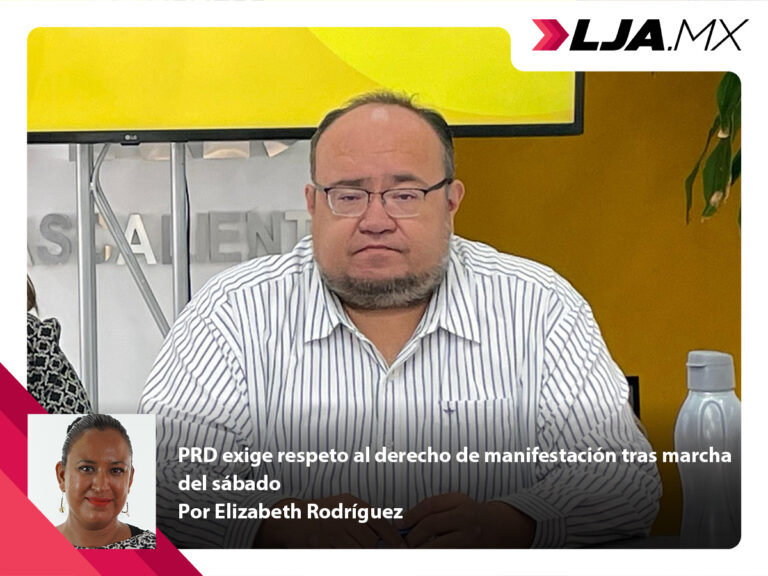 PRD exige respeto al derecho de manifestación tras marcha del sábado