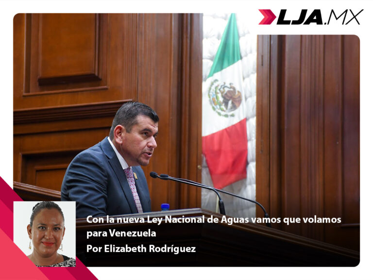 Con la nueva Ley Nacional de Aguas vamos que volamos para Venezuela