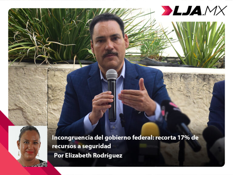 Incongruencia del gobierno federal: recorta 17% de recursos a seguridad: Toño Martín del Campo