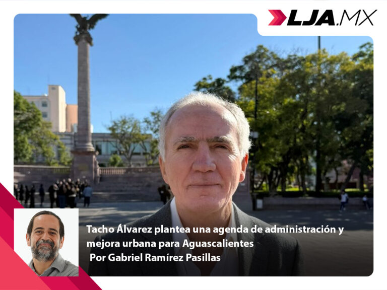 Tacho Álvarez plantea una agenda de administración y mejora urbana para Aguascalientes