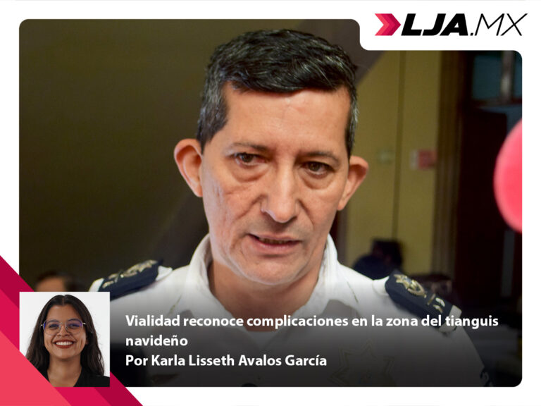 Vialidad reconoce complicaciones en la zona del tianguis navideño en Aguascalientes