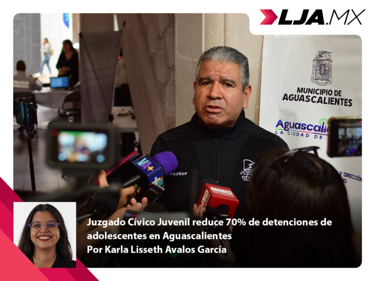 Juzgado Cívico Juvenil reduce 70% de detenciones de adolescentes en Aguascalientes