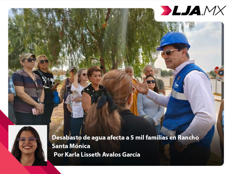 Desabasto de agua afecta a 5 mil familias en Rancho Santa Mónica en Aguascalientes