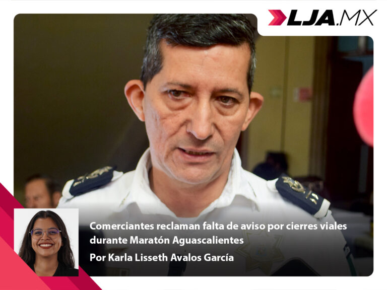 Comerciantes reclaman falta de aviso por cierres viales durante Maratón Aguascalientes