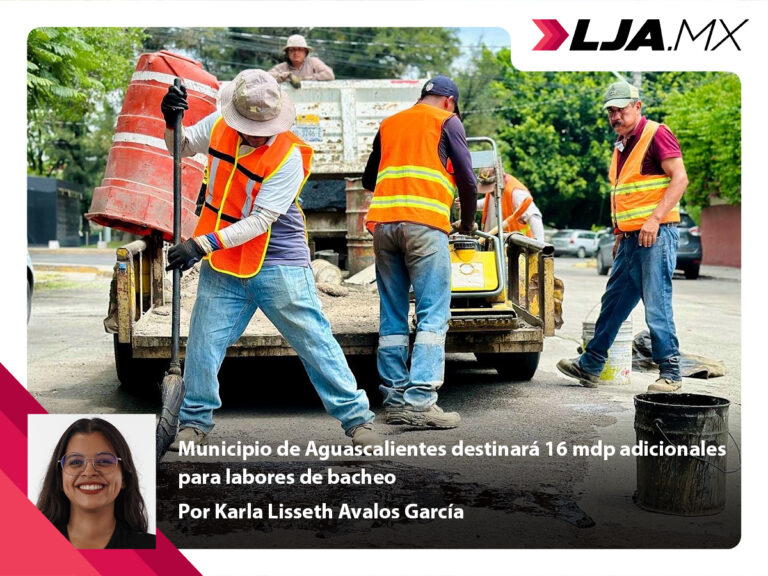 Municipio de Aguascalientes destinará 16 mdp adicionales para labores de bacheo