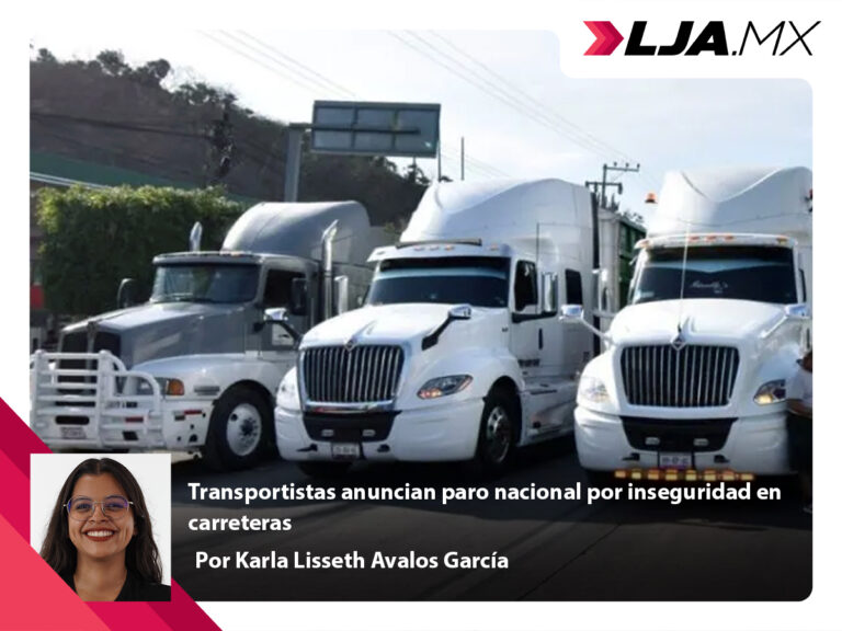 Transportistas anuncian paro nacional por inseguridad en carreteras