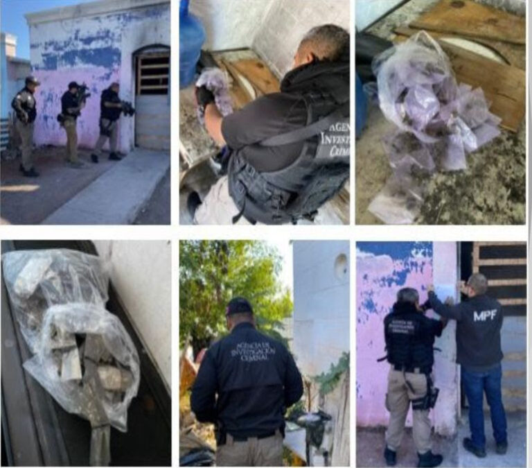 Mesa de Seguridad detiene a 231 personas y decomisa arsenal y droga en operativos por Sonora