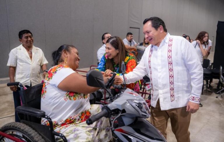 Apoyos devuelven autonomía y dignidad a personas con discapacidad en Yucatán