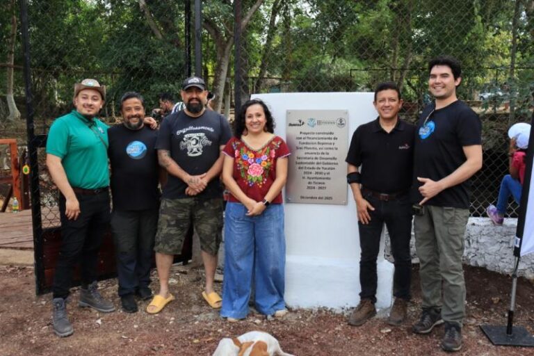 Inauguran nueva infraestructura del cenote Santa Elena en Tizimín, Yucatán