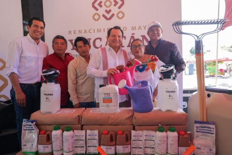 Programa de Huertos de Traspatio llega a comisarías de Mérida, Yucatán