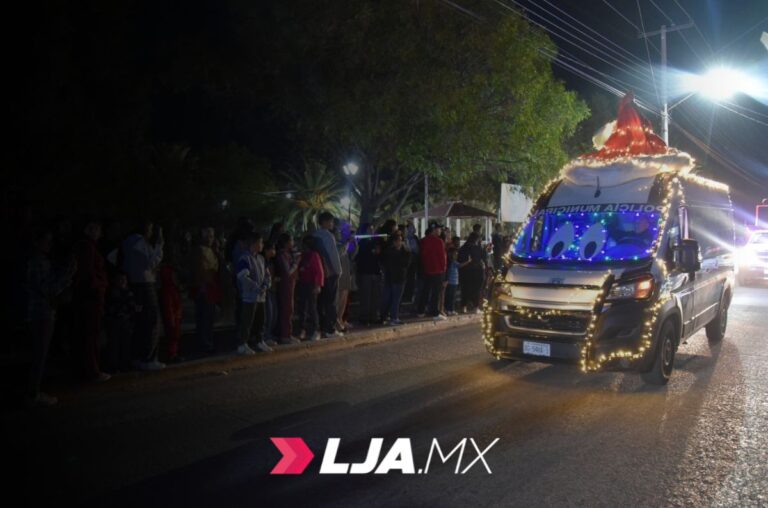 Gobierno de Jesús María lleva alegría y espíritu navideño a las delegaciones con la caravana navideña