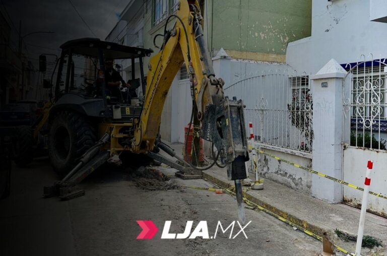 MIAA rehabilita red de alcantarillado en la zona Centro en Aguascalientes