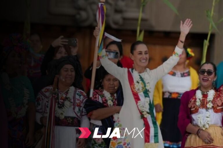 No uso ninguna marca de esas que son carísimas: Sheinbaum presume bordados indígenas