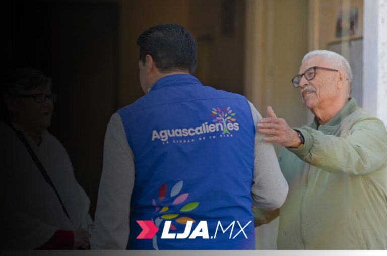 Leonardo Montañez realiza recorrido en Rodolfo Landeros en Aguascalientes