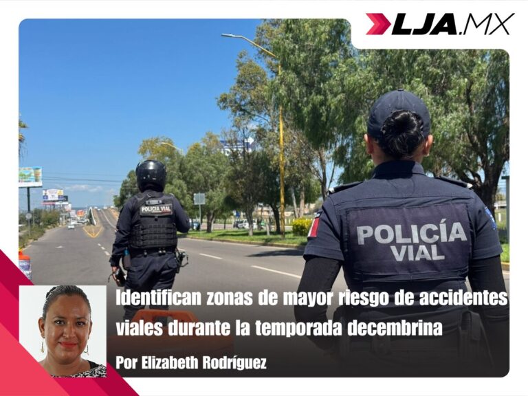 Identifican zonas de mayor riesgo de accidentes viales durante la temporada decembrina