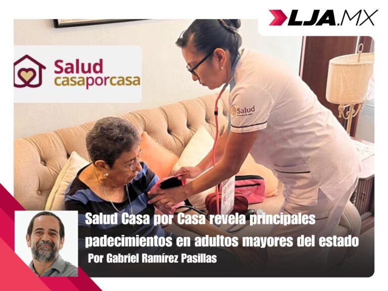 Salud Casa por Casa revela principales padecimientos en adultos mayores del estado de Aguascalientes