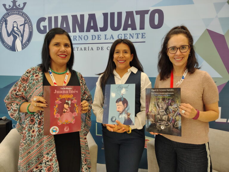 Presenta MIQ Guanajuato, colección infantil trilingüe en Feria Internacional del Libro de Guadalajara