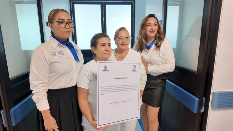 SSG generó en Celaya un convenio con la Asociación Mexicana de Ayuda a Niños con Cáncer de Guanajuato A.C.