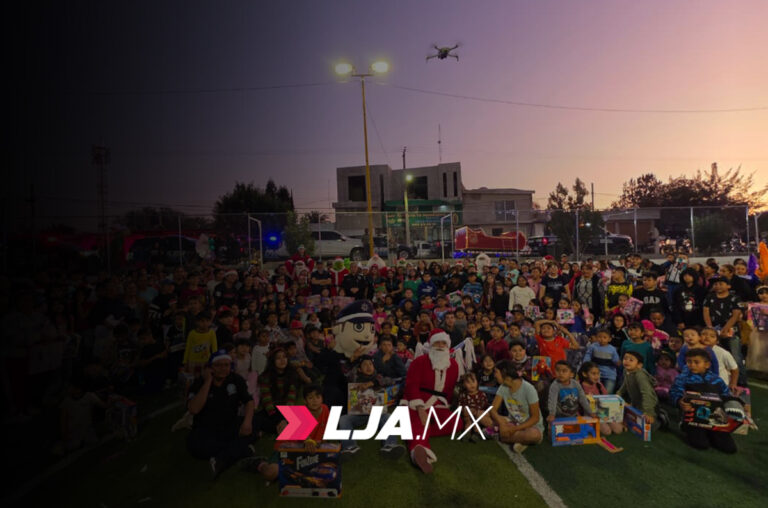 Policías llevan alegría a niñas y niños de todo el estado de Aguascalientes