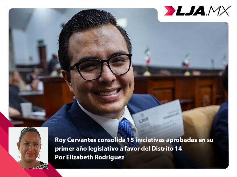 Roy Cervantes consolida 15 iniciativas aprobadas en su primer año legislativo a favor del Distrito 14 en Aguascalientes
