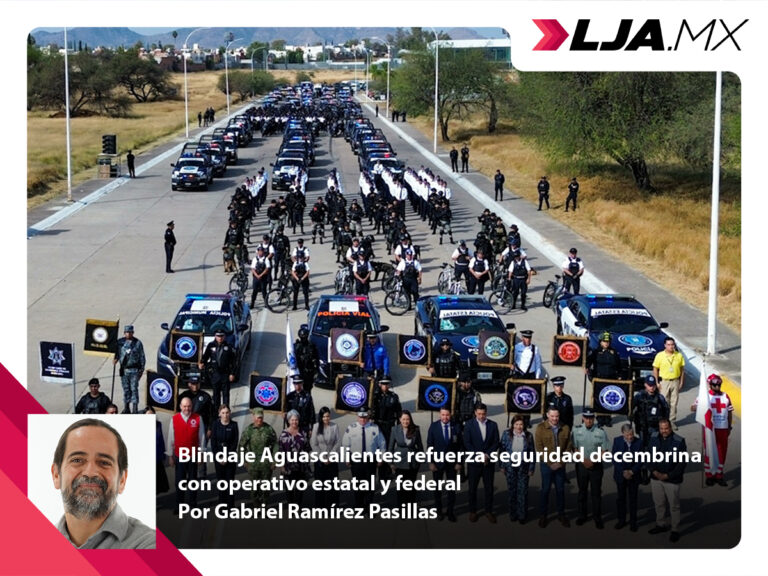 Blindaje Aguascalientes refuerza seguridad decembrina con operativo estatal y federal