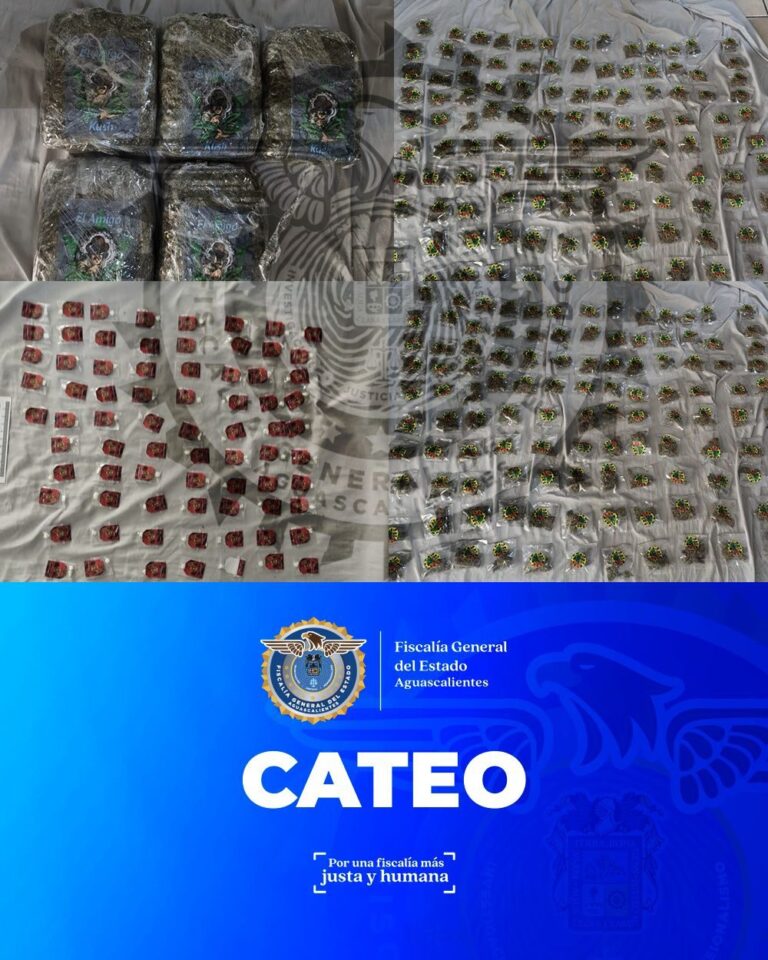 Nuevo golpe de la Fiscalía General del Estado al narcomenudeo en la entidad