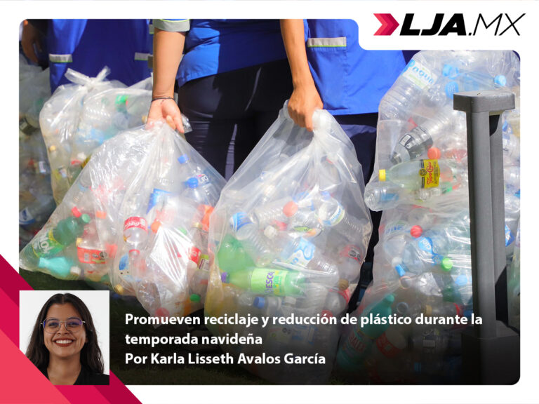 Promueven reciclaje y reducción de plástico durante la temporada navideña en Aguascalientes