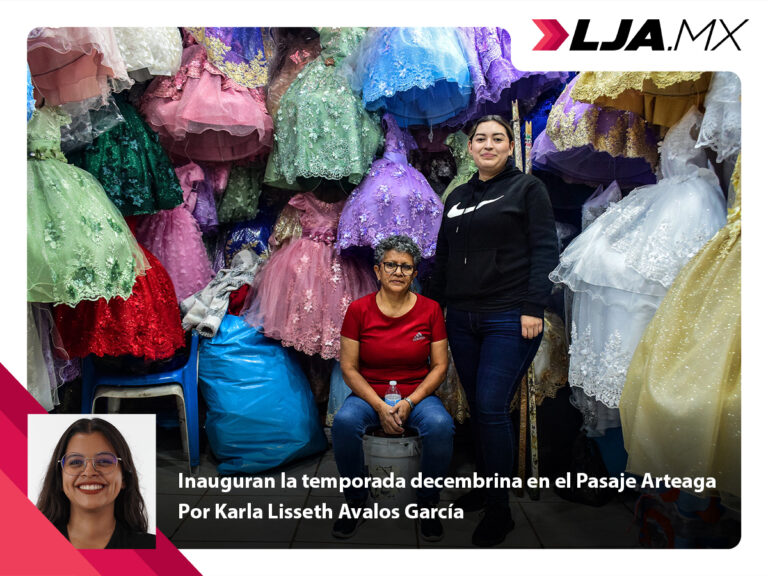 Inauguran la temporada decembrina en el Pasaje Arteaga en Aguascalientes