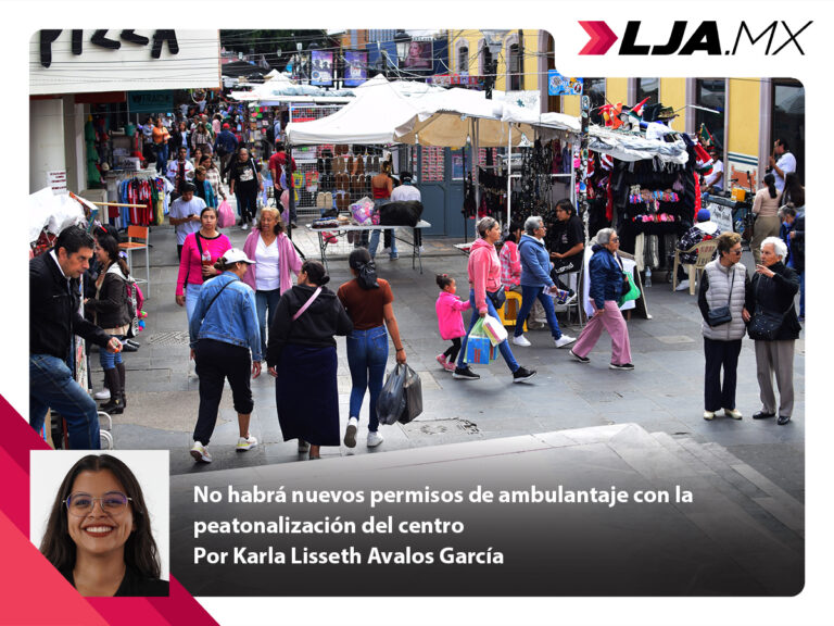 No habrá nuevos permisos de ambulantaje con la peatonalización del centro
