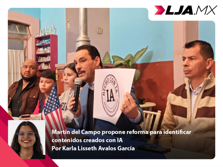 Martín del Campo propone reforma para identificar contenidos creados con IA