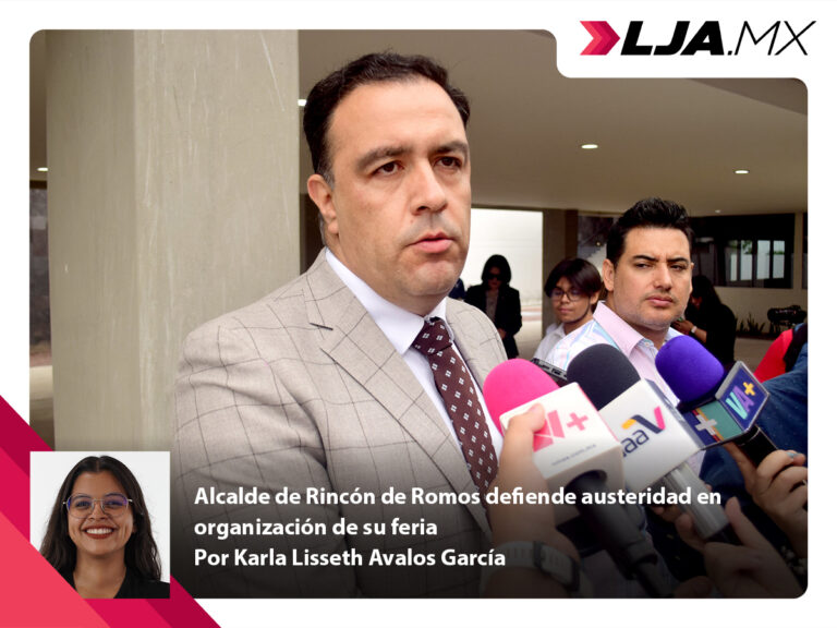 Alcalde de Rincón de Romos defiende austeridad en organización de su feria