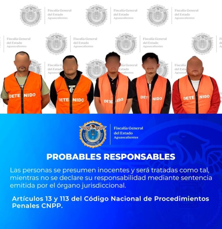 Operativo conjunto asegura drogas, armas y detiene a cinco presuntos criminales