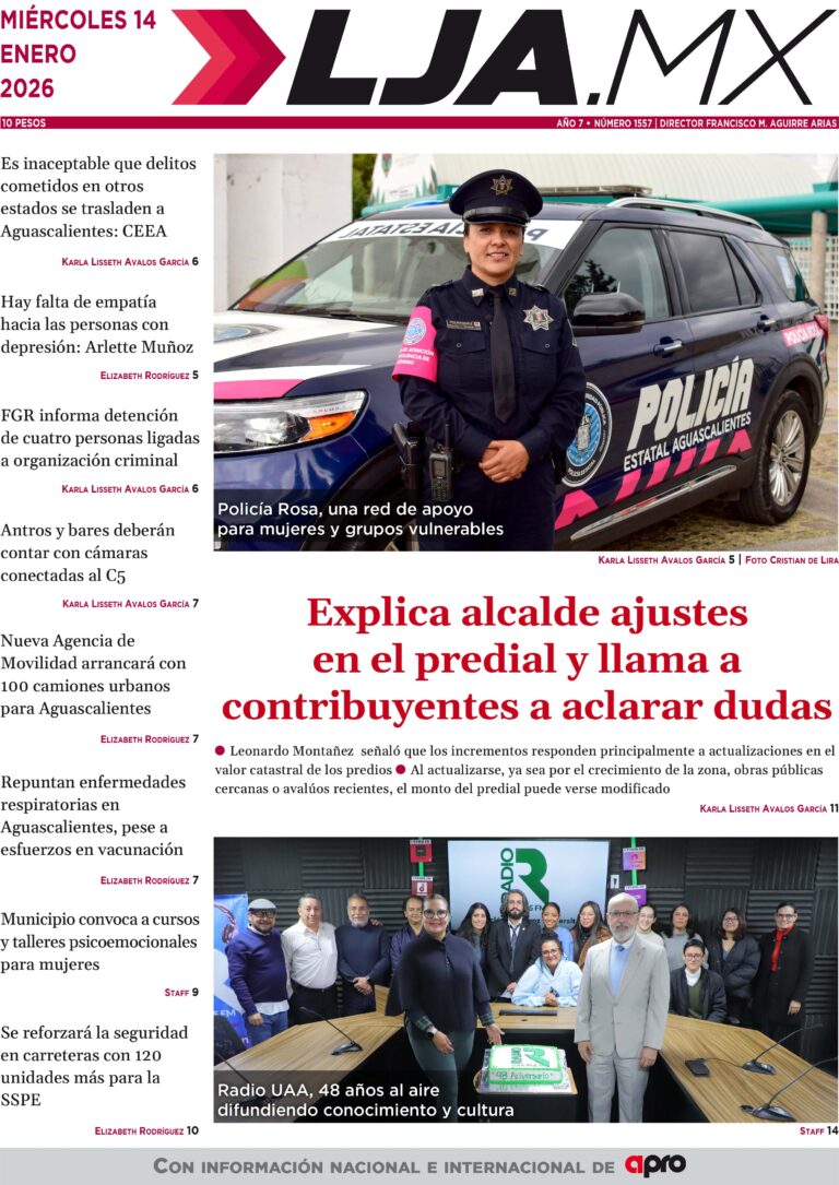 Explica alcalde ajustes en el predial y llama a  contribuyentes a aclarar dudas y más en LJA.MX, edición 14/1/2026