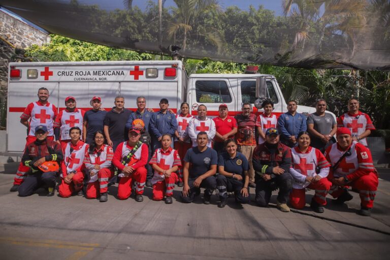 Homologan cuerpos de emergencia coordinación interinstitucional en rescate vertical en Morelos