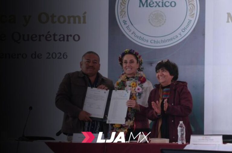 Sheinbaum entrega reconocimiento a Ejido “Nuevo Cruz del Palmar” en San Miguel de Allende