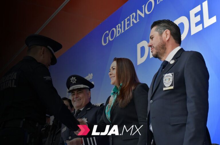 Reconocen a policías y anuncian fortalecimiento de seguridad en Aguascalientes